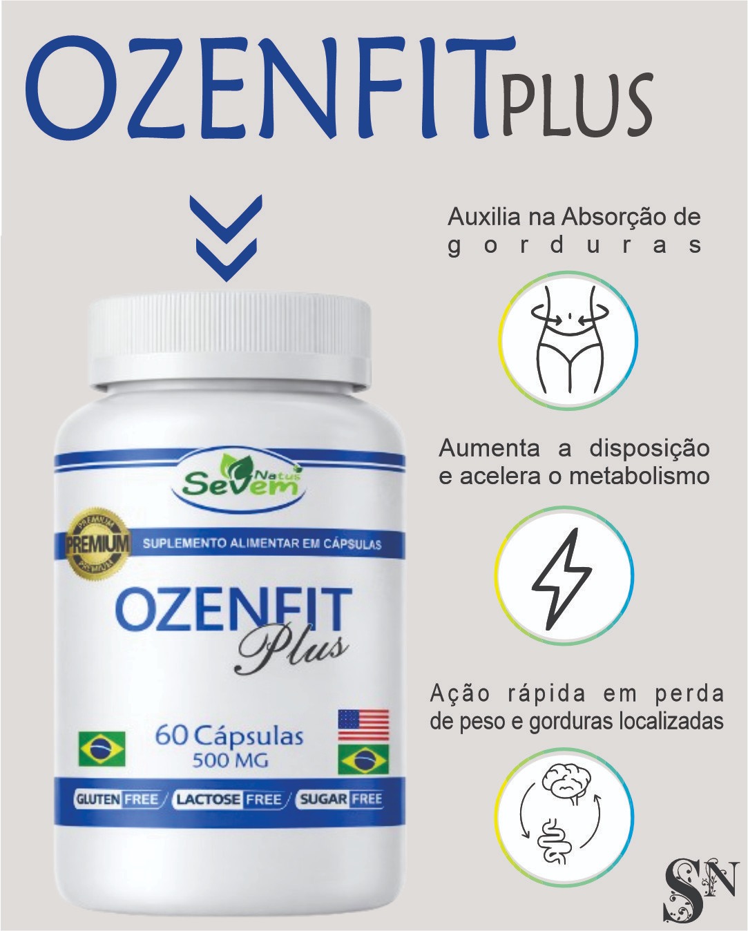 OZENFIT 60 CAPS SEVEN NATUS