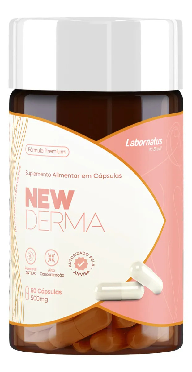 NEW DERMA 60CPS 500MG