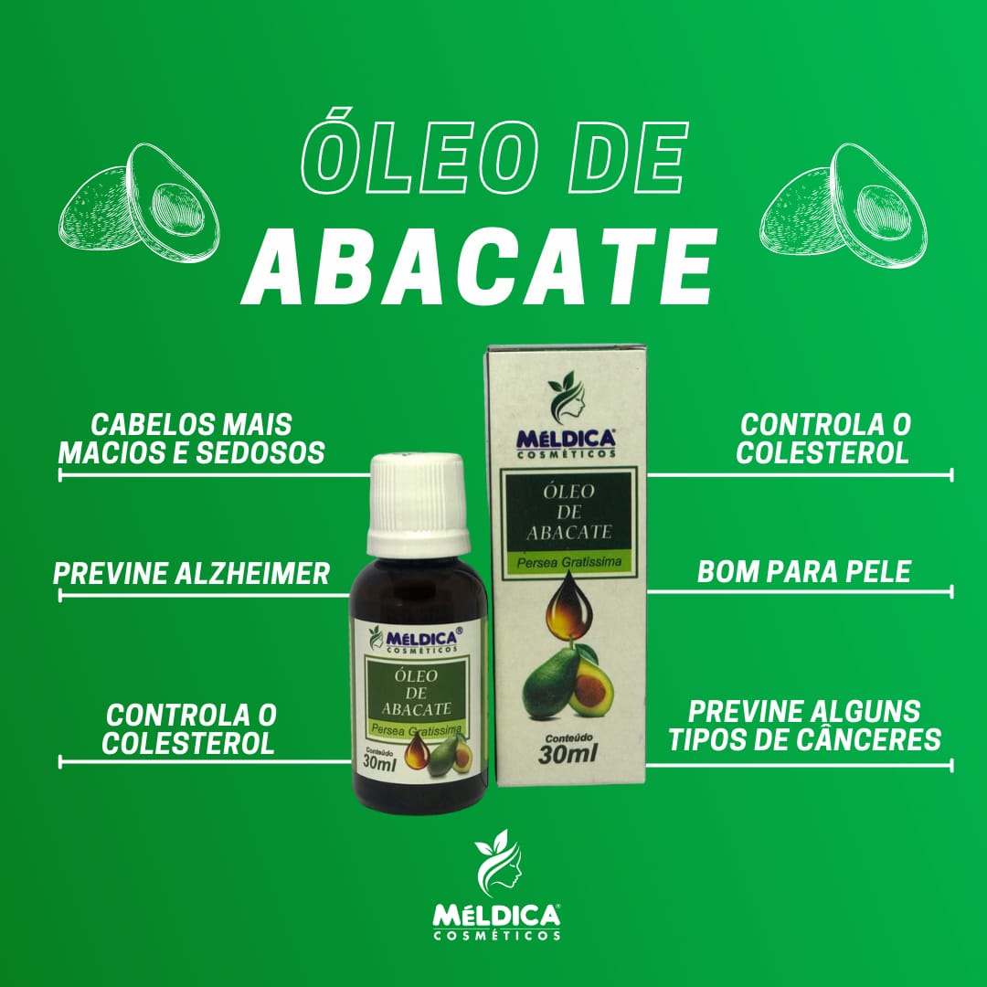 OLEO DE ABACATE 30ML MELDICA