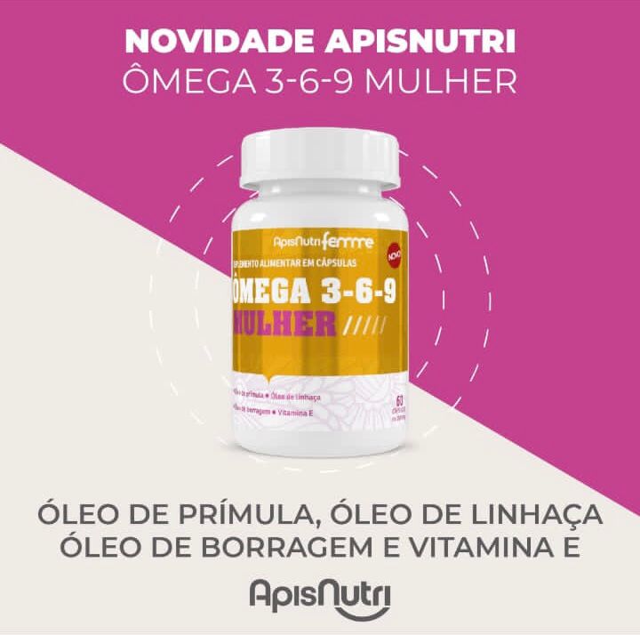 OMEGA 3-6-9 MULHER 1000MG 60CAPS