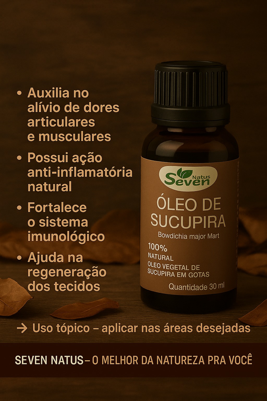 OLEO DE SUCUPIRA 30ML