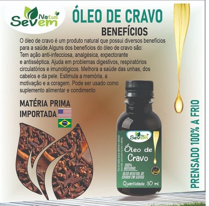 OLEO DE CRAVO 30ML