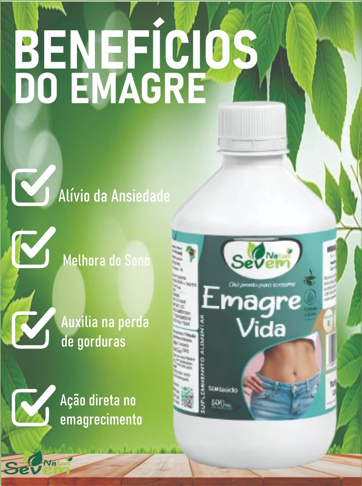 EMAGRE VIDA 500ML SEVEN NATUS
