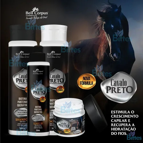 KIT CAVALO PRETO CAPILAR