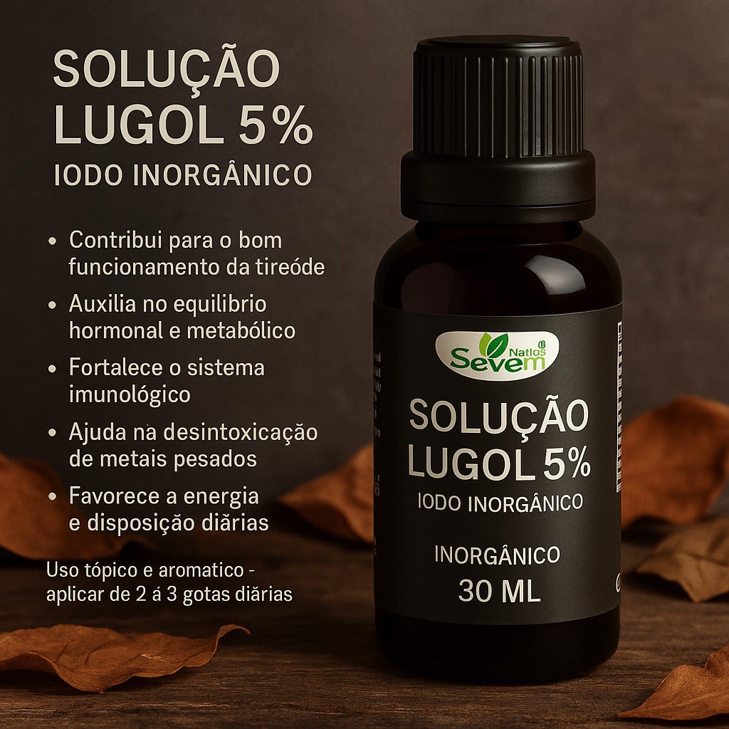 LUGOL SOLUCAO COM 5% DE 30ML