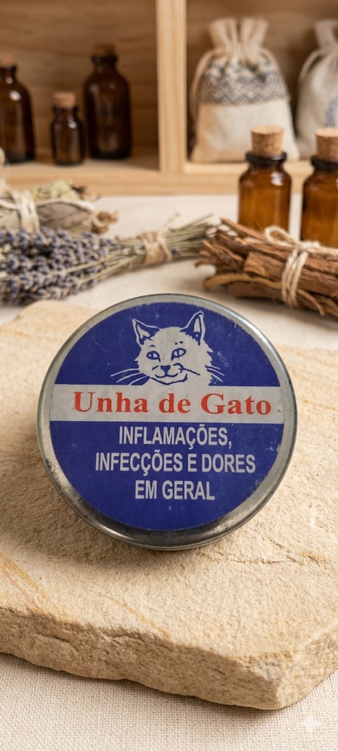 POMADA UNHA DE GATO LATA 20GR