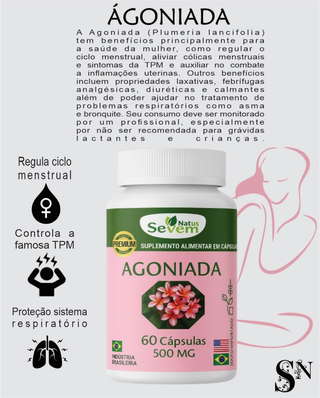 AGONIADA 60 CAPS SEVEN NATUS