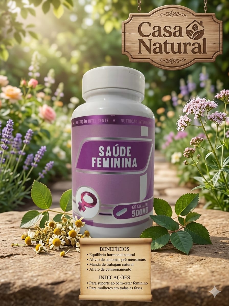 SAUDE FEMININA 500MG 60 CAPS RN