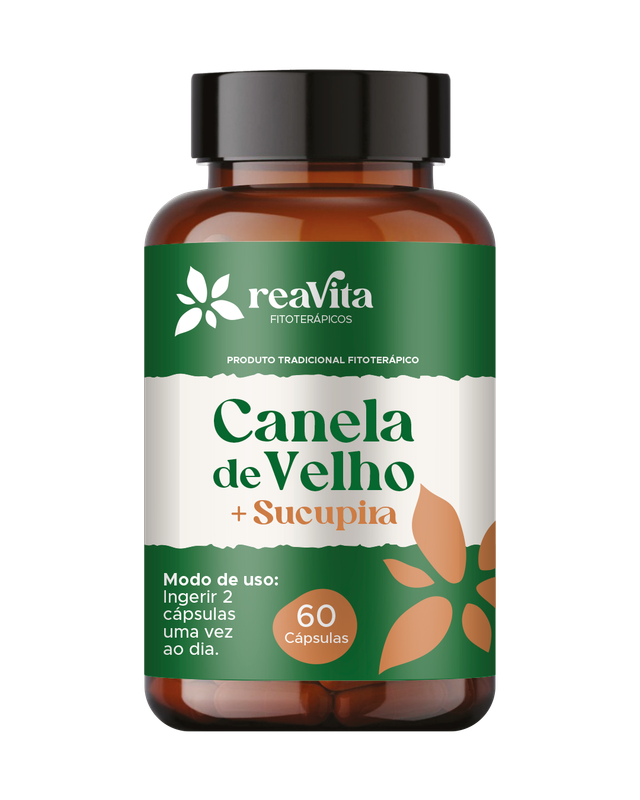 CANELA DE VELHO COM SUCUPIRA  60CAPS REATIVA