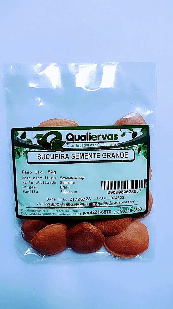 SEMENTE DE SUCUPIRA 50GR 