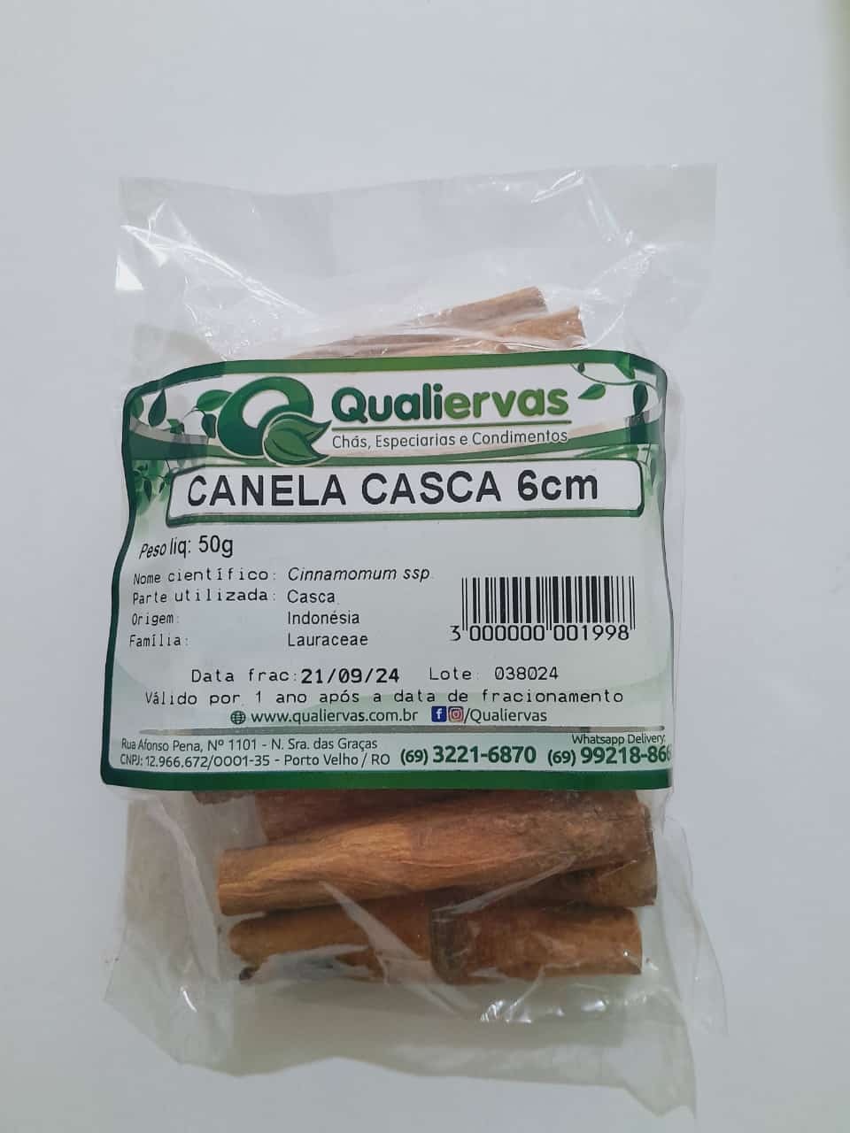 CANELA CASCA 50GR