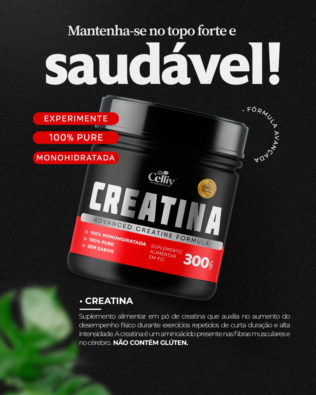 CREATINA 300GR CELLIV