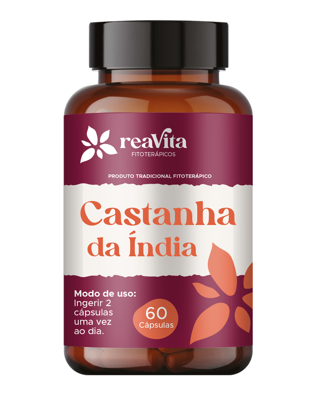 CASTANHA DA INDIA 60 CAPS-REATIVA