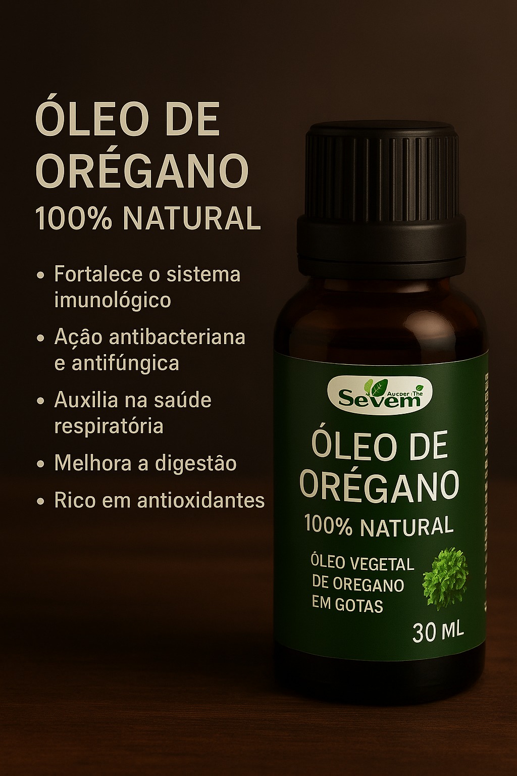 OLEO DE OREGANO 30ML SEVEN NATUS