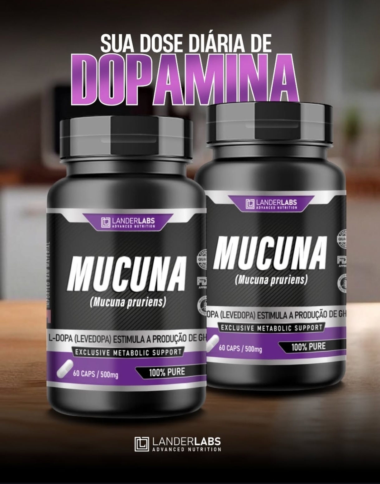 MUCUNA 500MG LANDERLABS