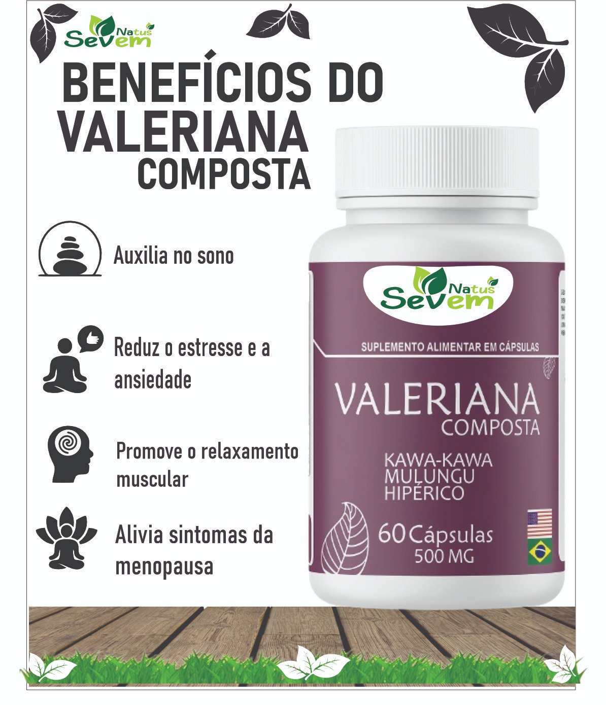VALERIANA COMPOSTA  60CPS SEVEN NATUS
