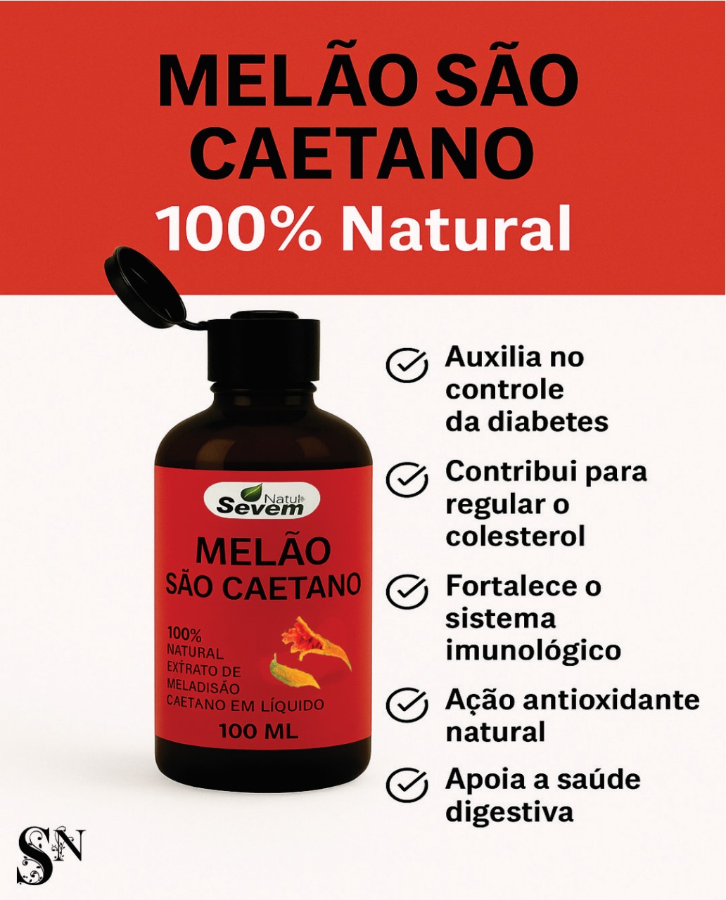 EXTRATO DE MELAO DE SAO CAETANO 100ML