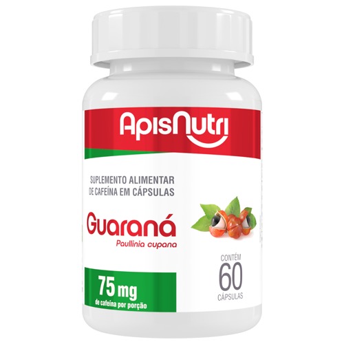 GUARANA 520MG 60 CAPS APISNUTRI