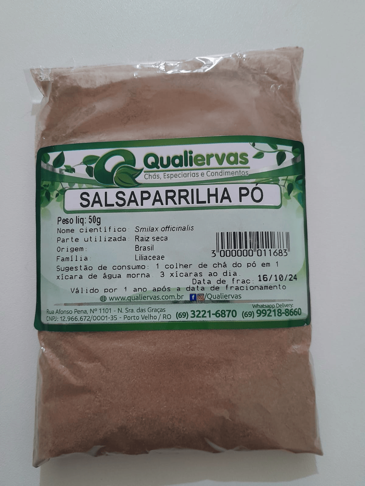 SALSAPARILHA PO 50GR