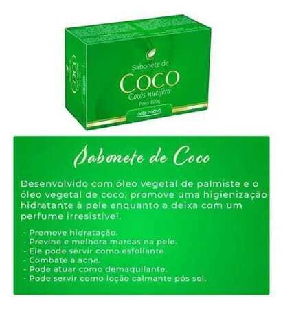 SABONETE DE COCO 100GR ARTE NATIVA