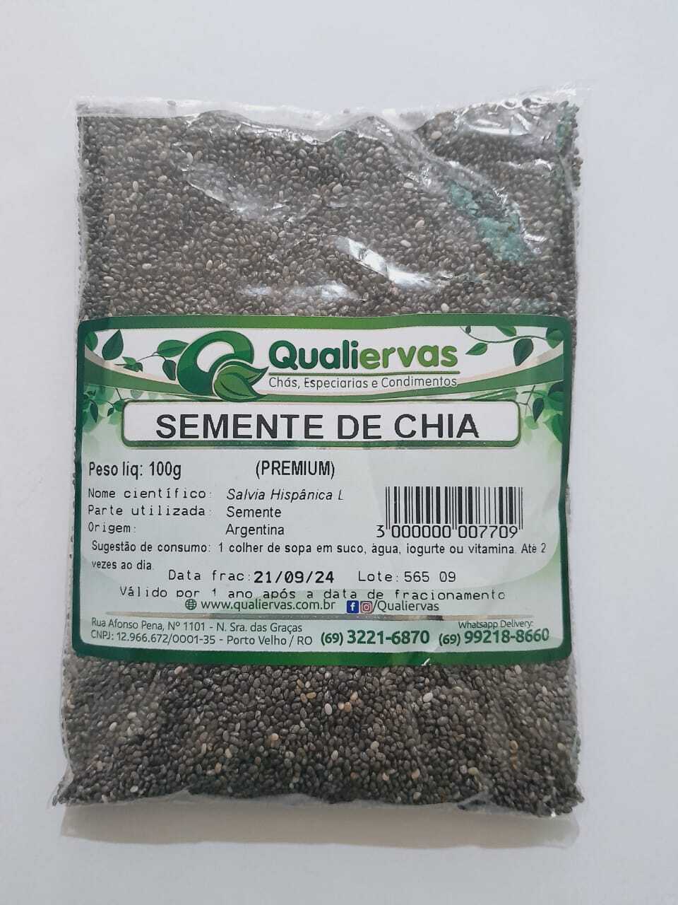 SEMENTE DE CHIA 100GR