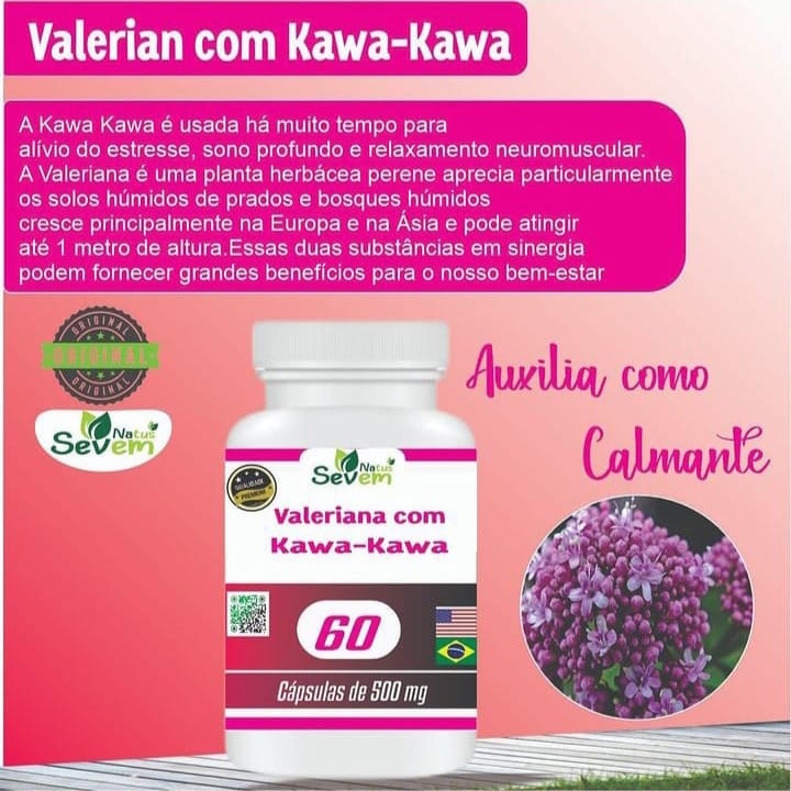 VALERIANA + KAWA-KAWA 60CPS