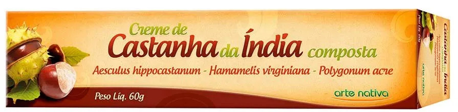 CREME DE CASTANHA DA INDIA 60GR
