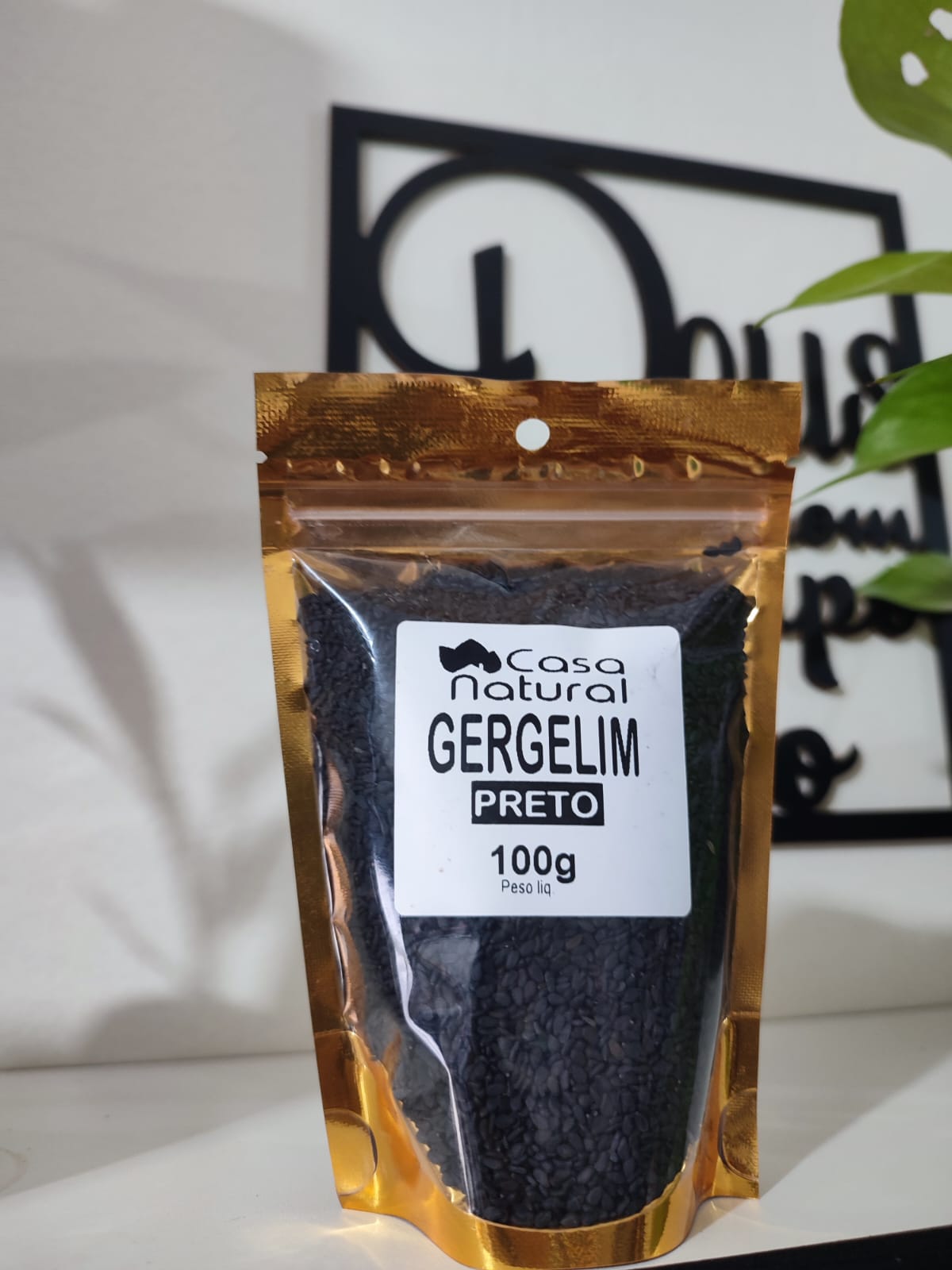 GERGELIM PRETO 100GR SABORIZZA