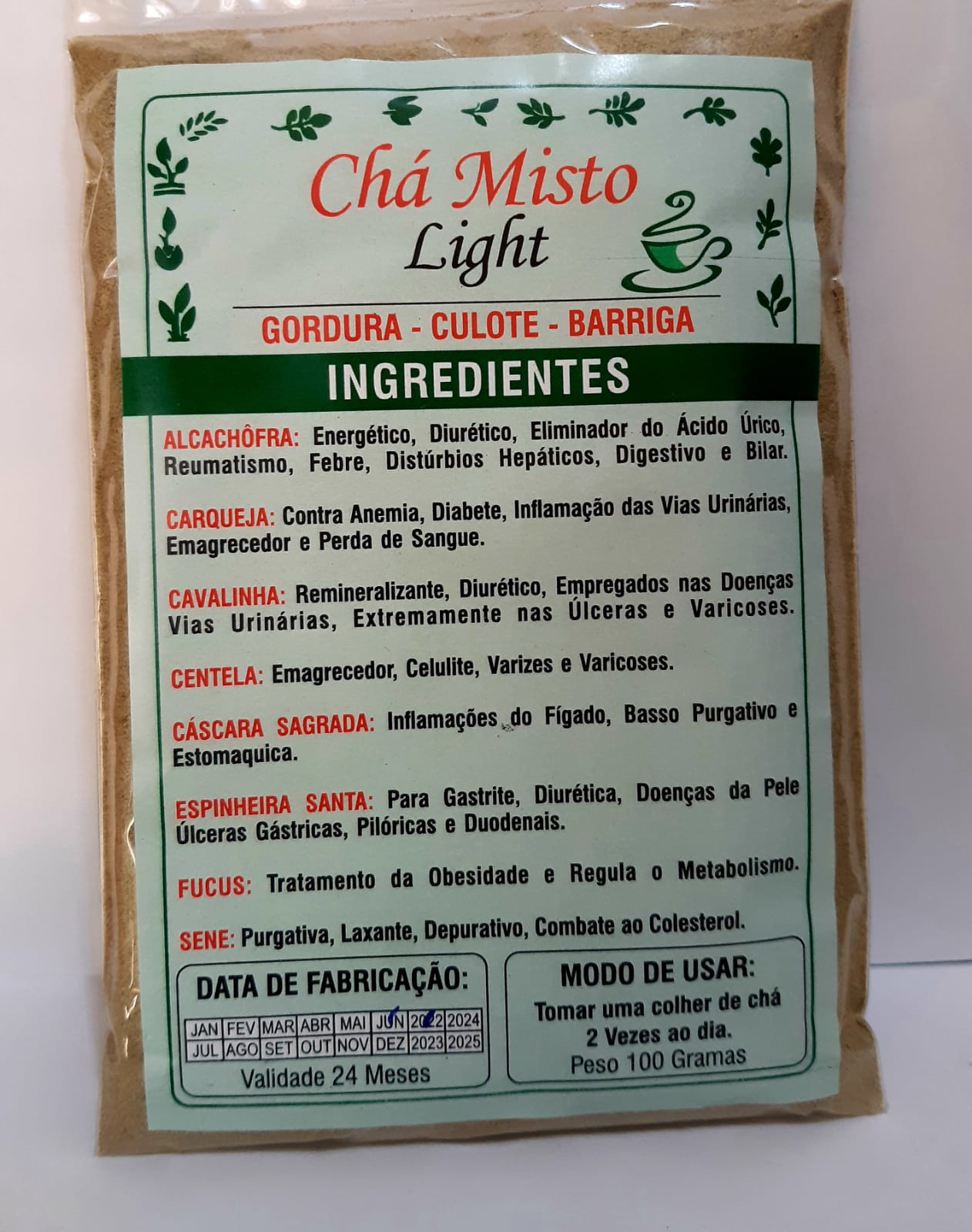 CHA MISTO LIGHT 100GR