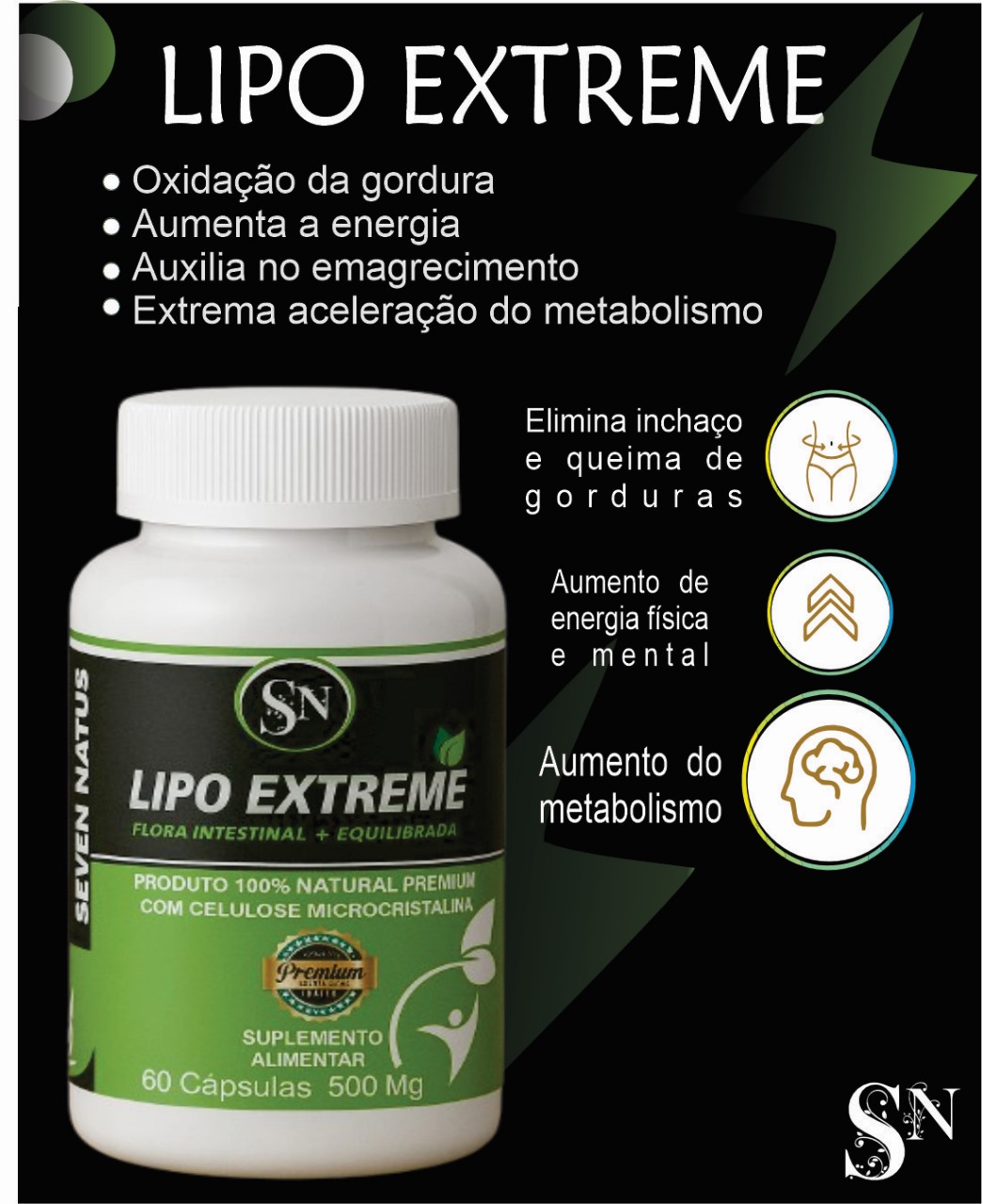 LIPO EXTREME 60 CAPS SEVEN NATUS