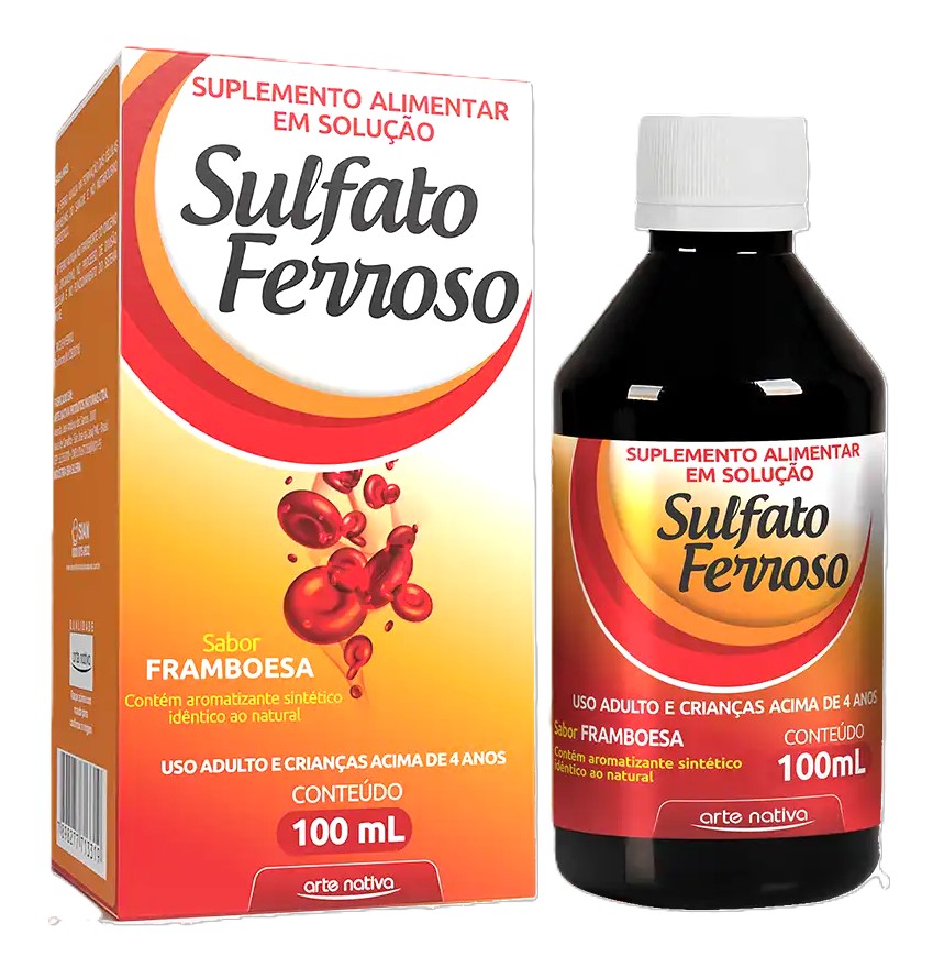 SULFATO FERROSO SOLUCAO ORAL 100ML