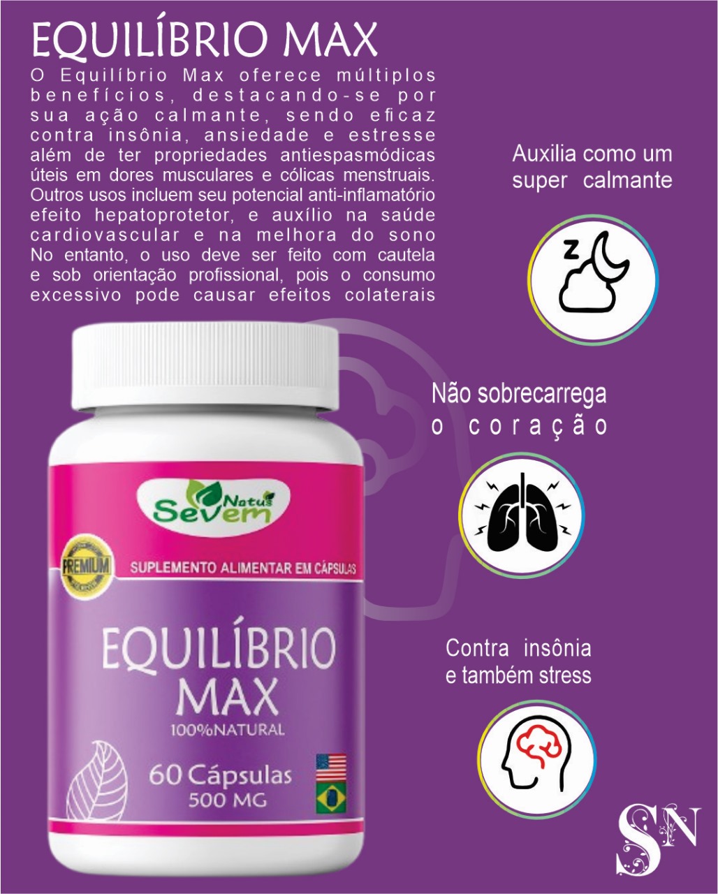 EQUILIBRIO MAX 60 CAPS SEVEN NATUS 