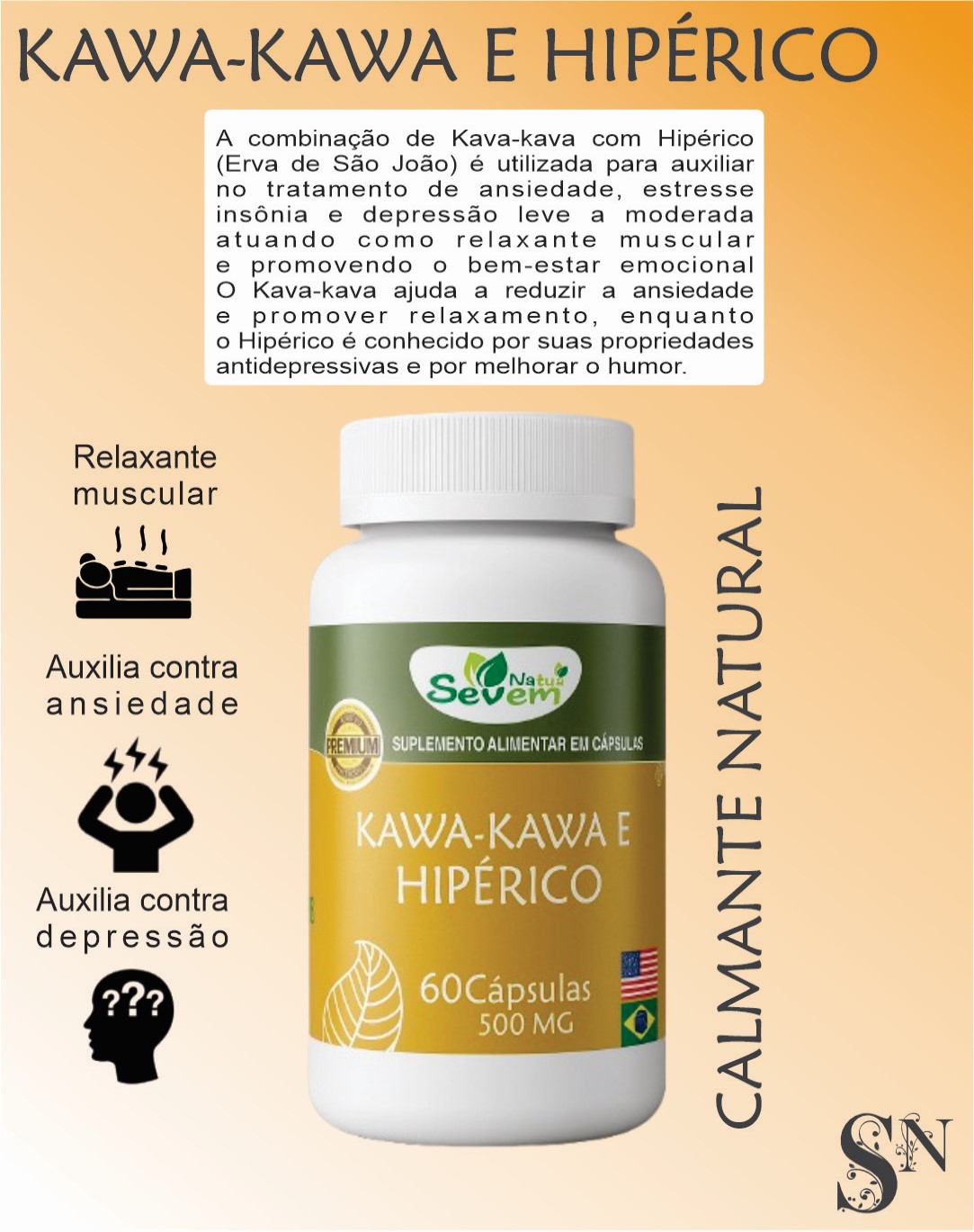 KAWAKAWA+ HIPERICO 60 CAPS