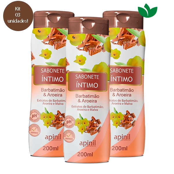 SABONETE FEMININO BARBATIMAO E AROEIRA 200 ML