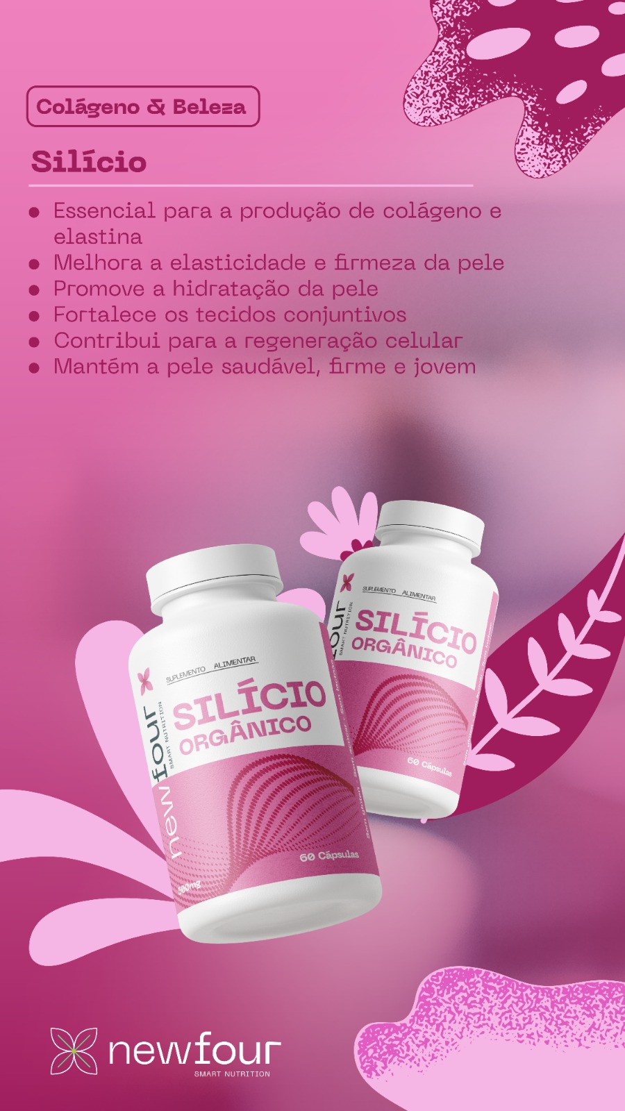 SILICIO 500MG 60 CAPS