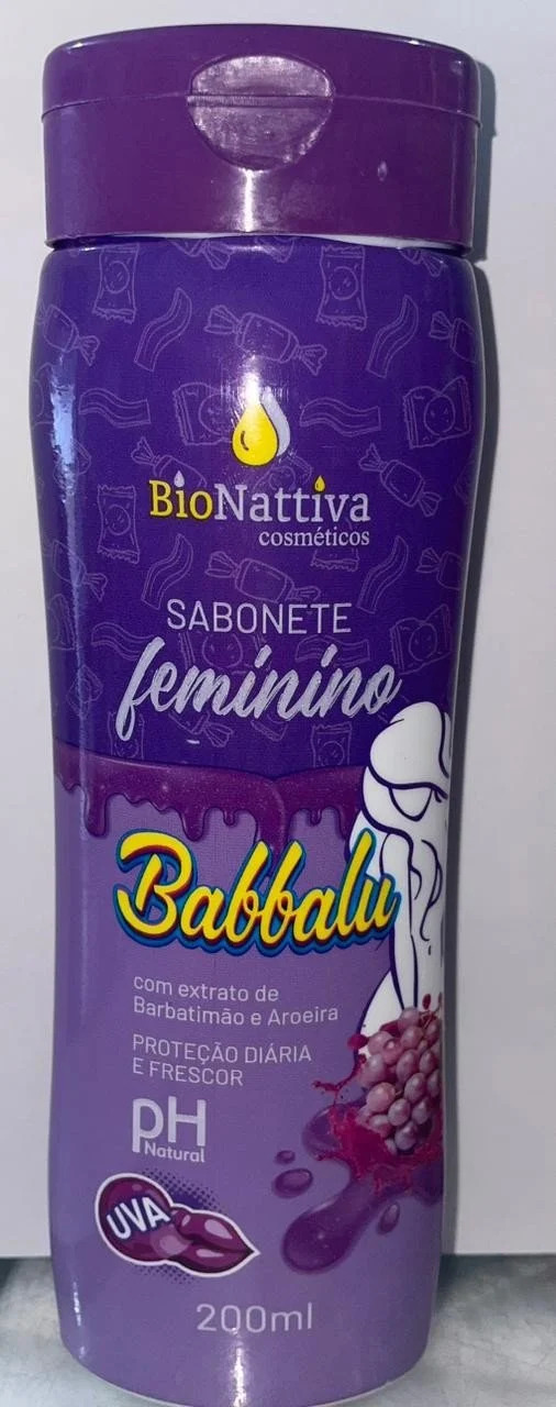 SABONETE FEMININO BABALLU UVA 200ML