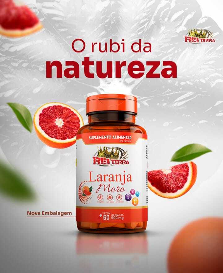 LARANJA MORO 60 CAPS REI TERRA