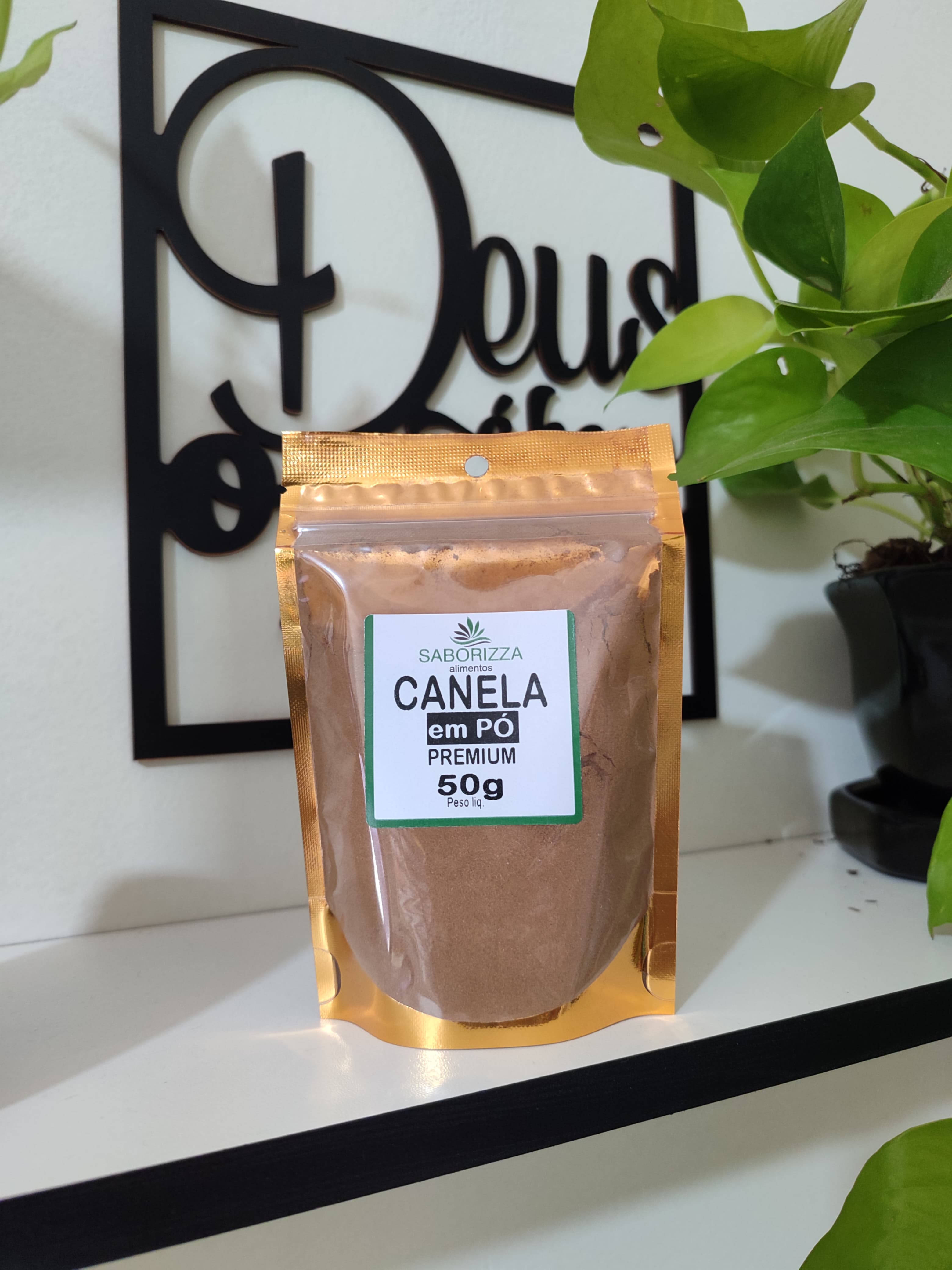 CANELA EM PO 50GR SABORIZZA