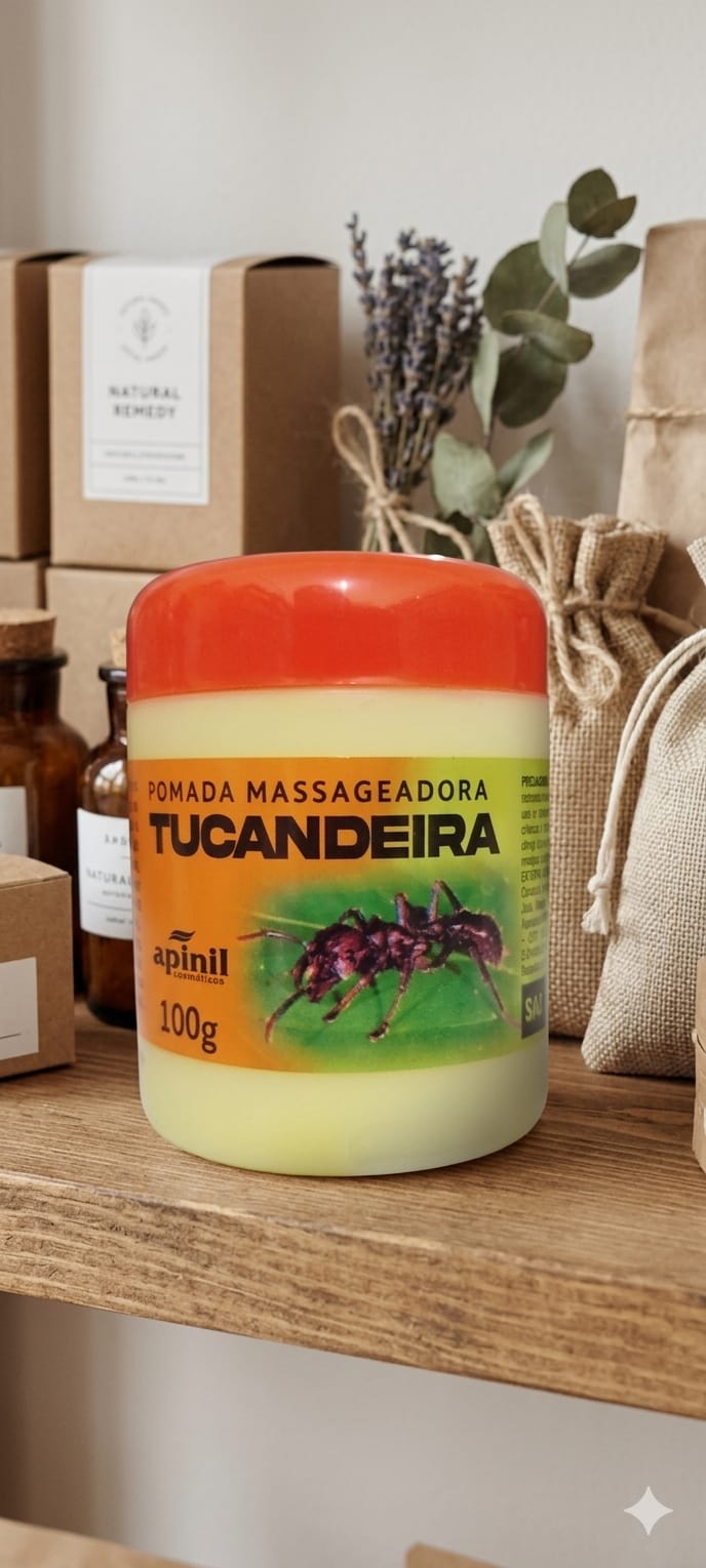 POMADA MASSAGEADORA TUCANDEIRA 100GR APINIL