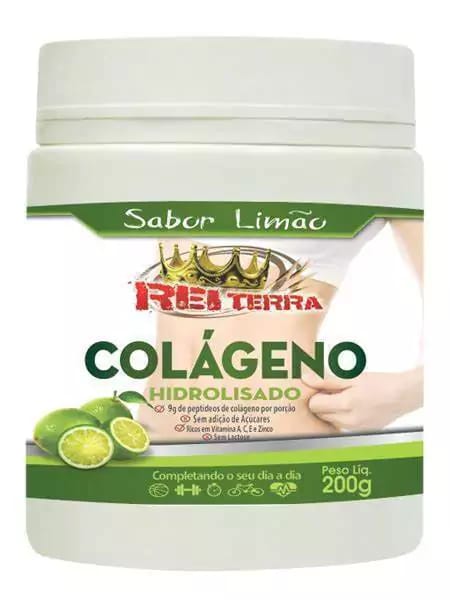 COLAGENO SABOR LIMAO 200GR REI TERRA