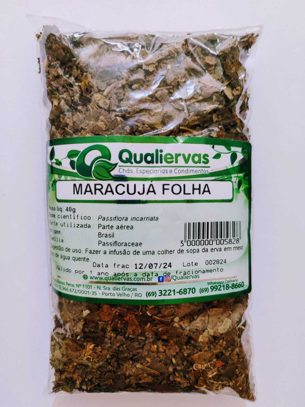 MARACUJA FOLHA 40GR