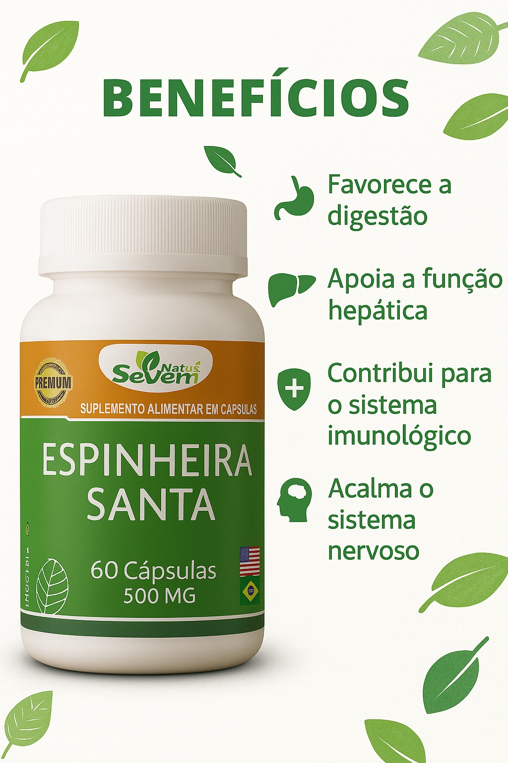 ESPINHEIRA SANTA 60 CAPS SEVEN NATUS