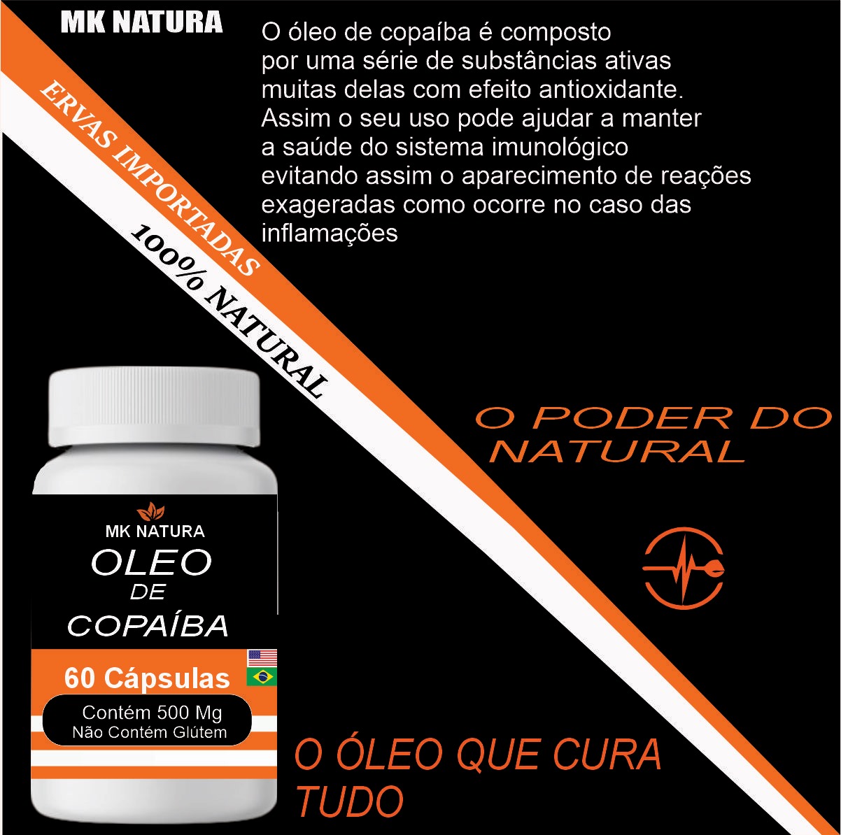 OLEO DE COPAIBA 60CAPS