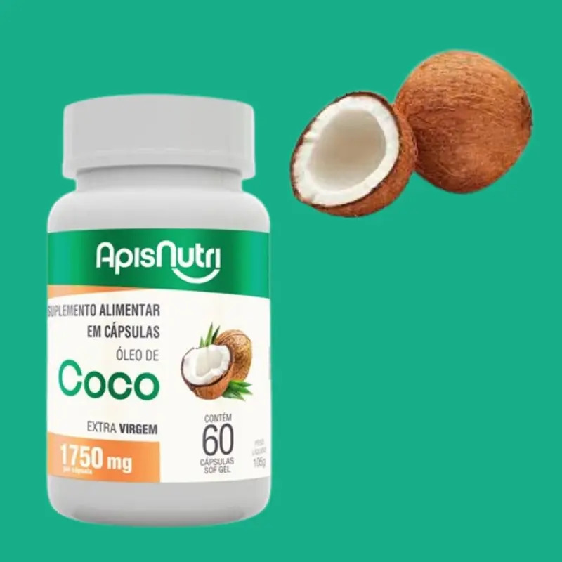 OLEO DE COCO  60CAPS APISNUTRI