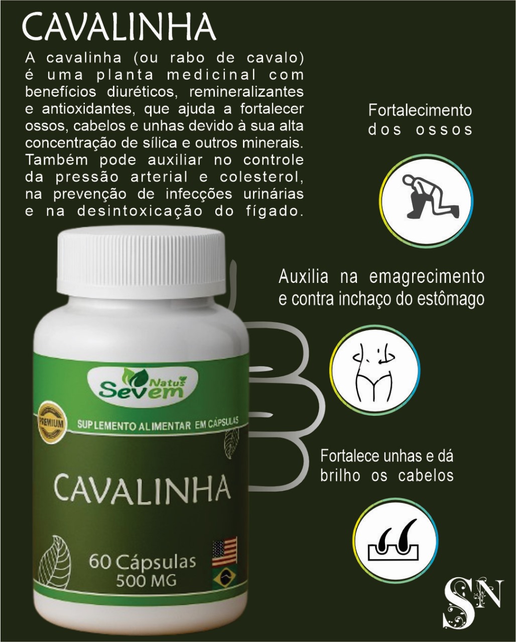 CAVALINHA 60CAPS SEVEN NATUS