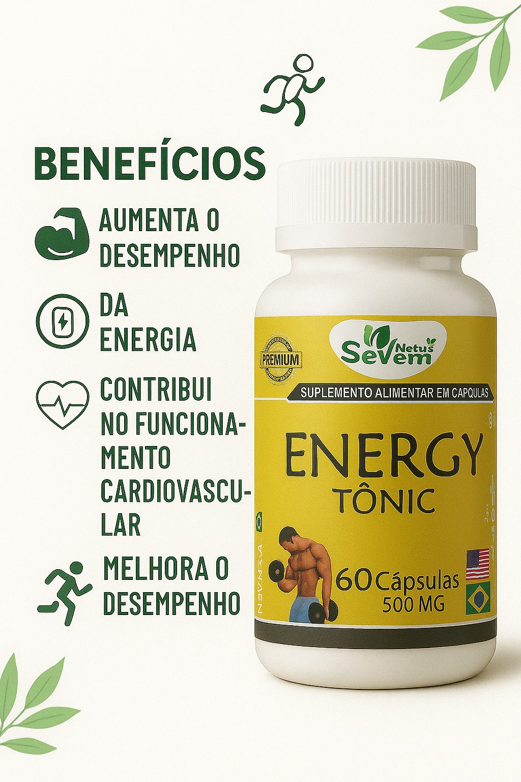 ENERGY TONIC 120 CAPS 