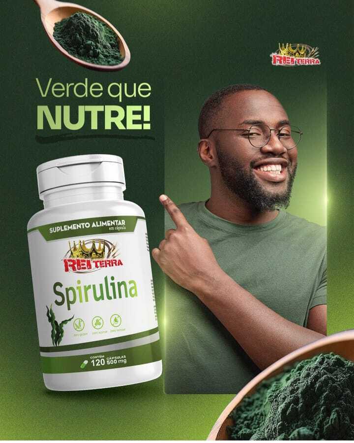 SPIRULINA 120CAPS  REI TERRA