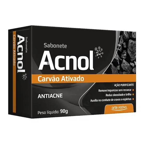 SABONETE ACNOL CARVAO VEGETAL 90GR