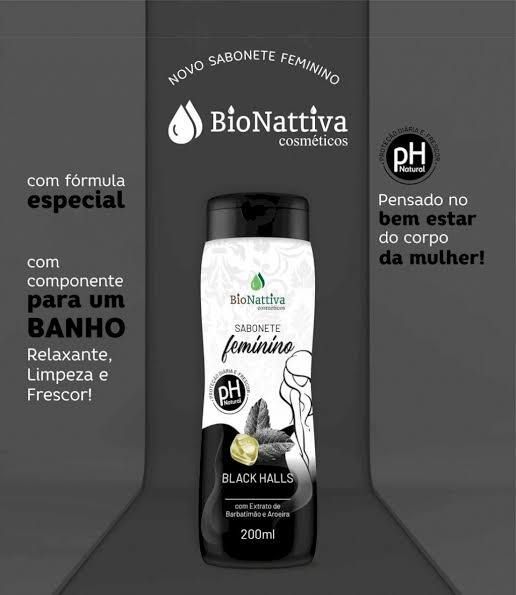 SABONETE FEMININO HAUS PRETO 200ML