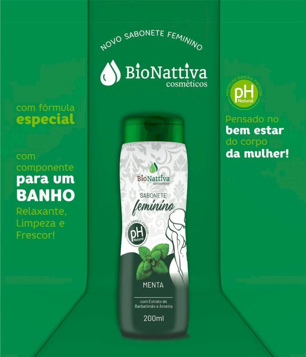 SABONETE FEMININO MENTA 200ML